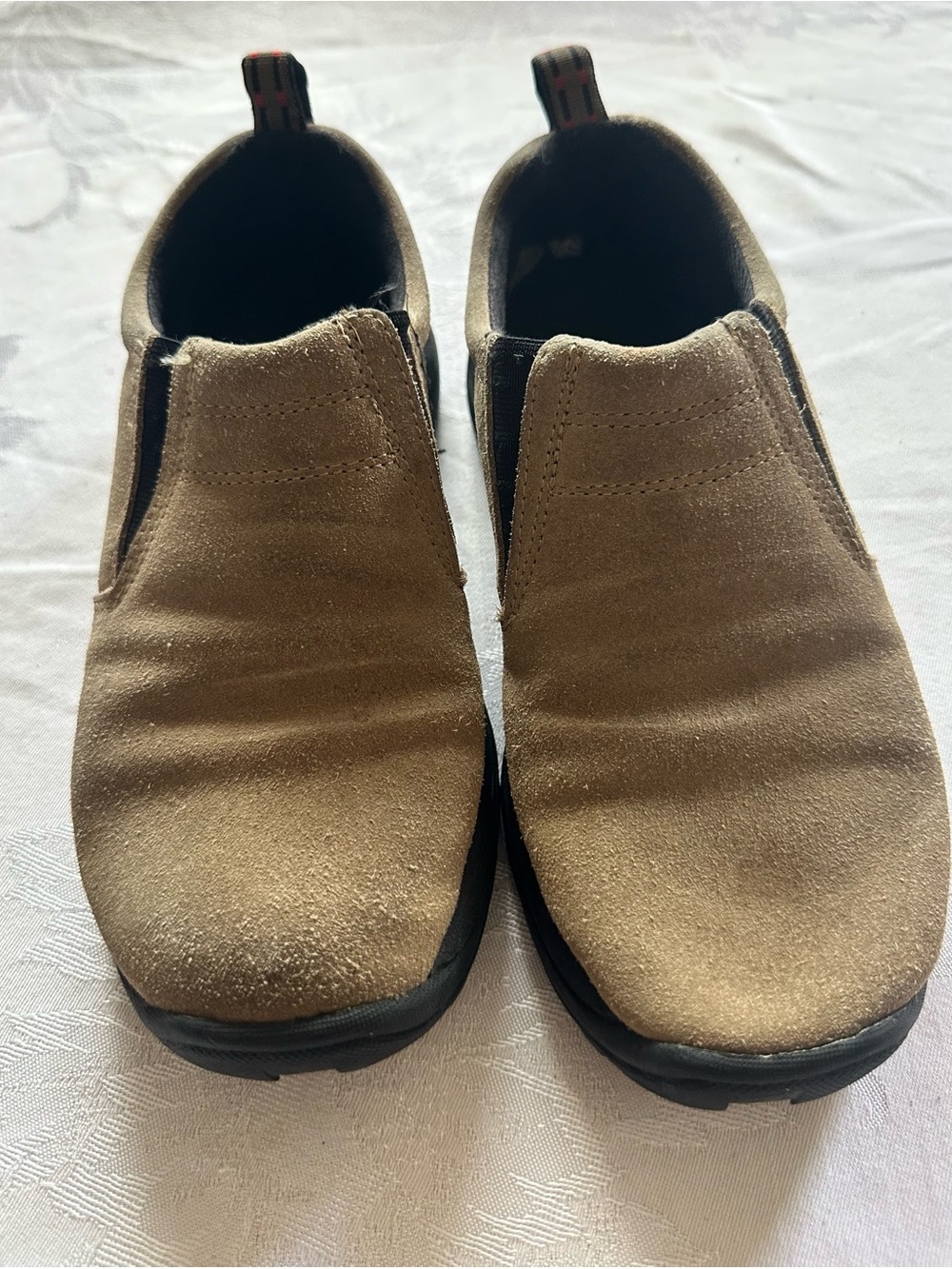 Women’s Slip-On Suede Casual Shoes in Brown